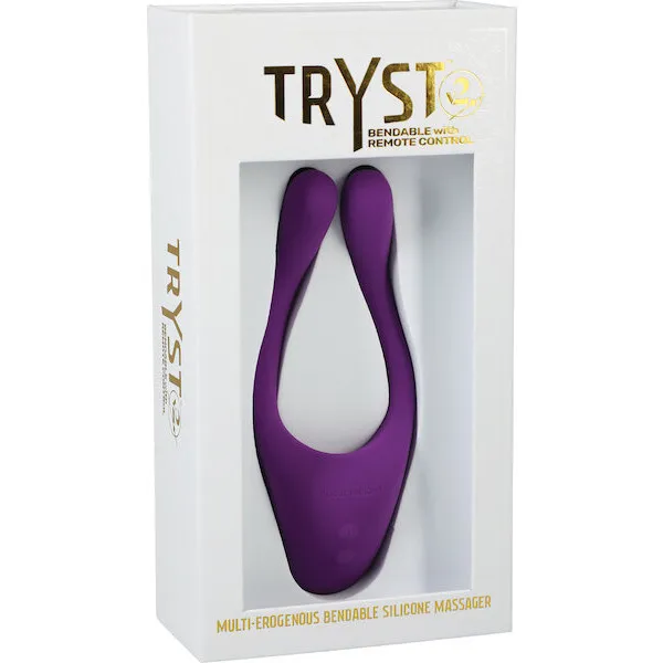 Tryst V2 Bendable Multi Zone Massager w/Remote - Purple