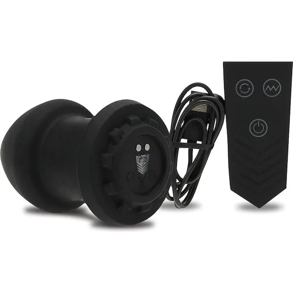 Fort-Troff-Robo-Rimmer-Vibrating-Anal-Plug-w-Remote-Control-Black