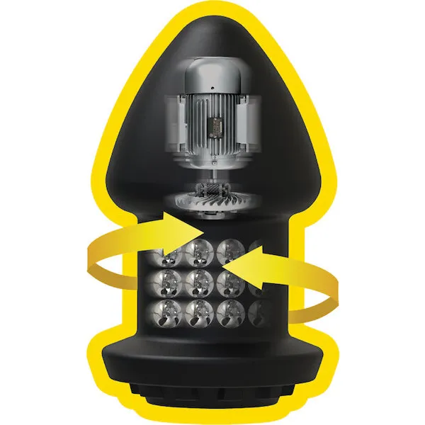 Fort-Troff-Robo-Rimmer-Vibrating-Anal-Plug-w-Remote-Control-Black