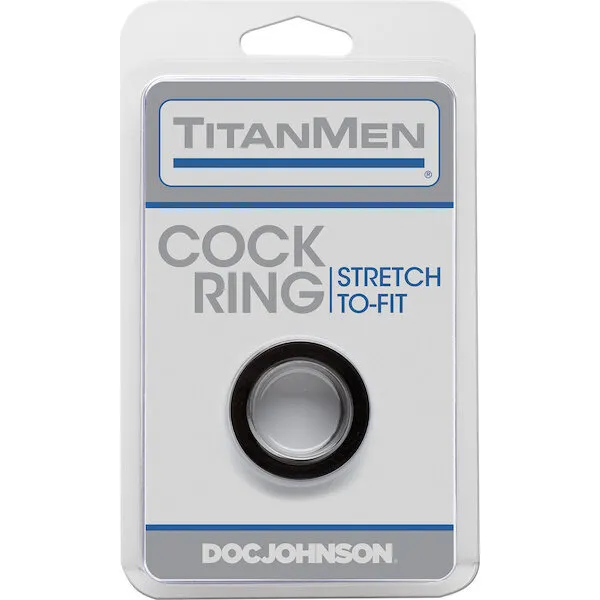 Titanmen-Tools-Cock-Ring-Black