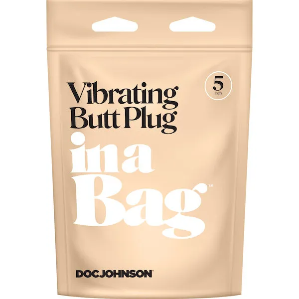 In-A-Bag-5-inch-Vibrating-Butt-Plug-Black