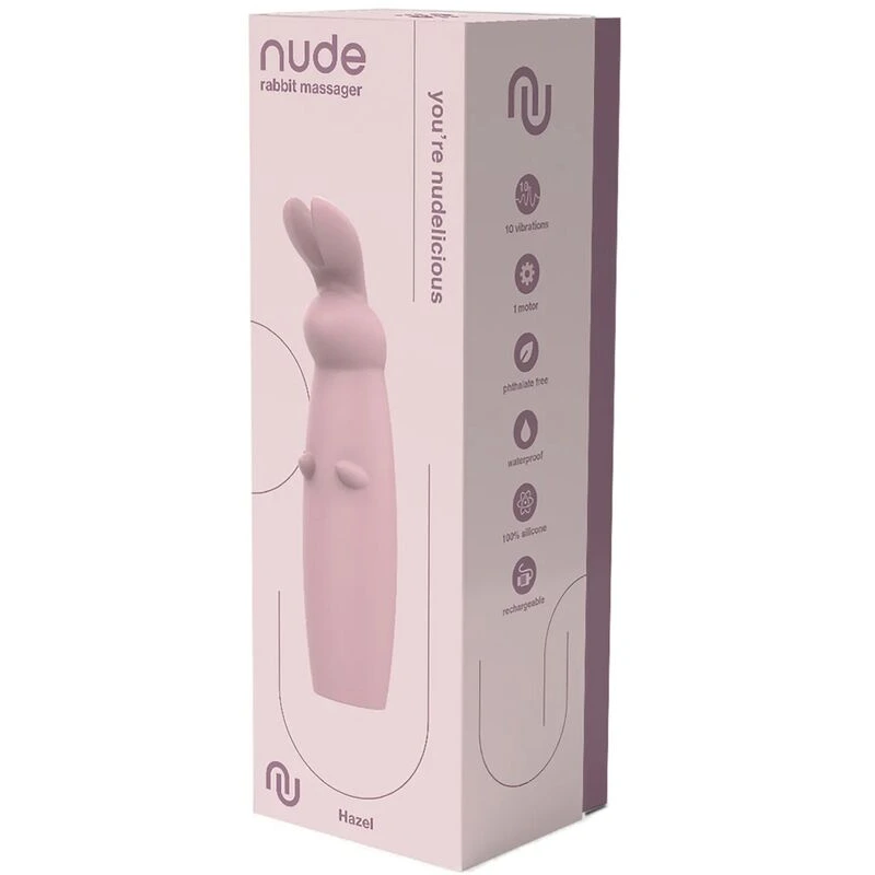 NUDE-Hazel-Rechargeable-Rabbit-Massager-Pink