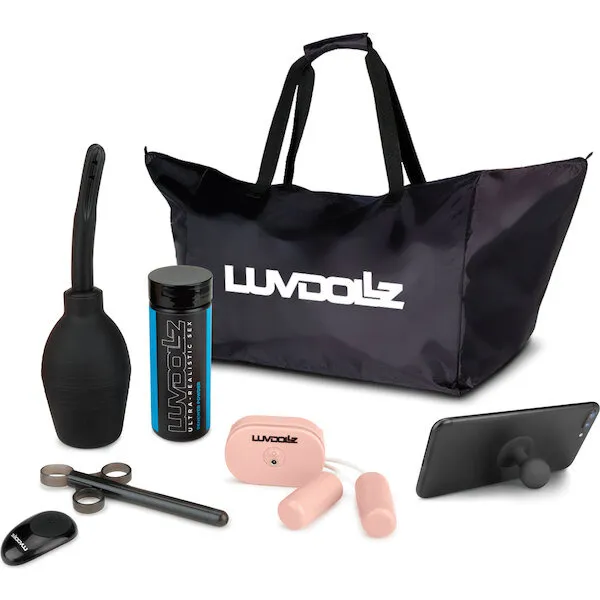 Luvdolz-Remote-Control-Rechargeable-Spread-Eagle-Pussy-and-Ass-w-Douche-Ivory