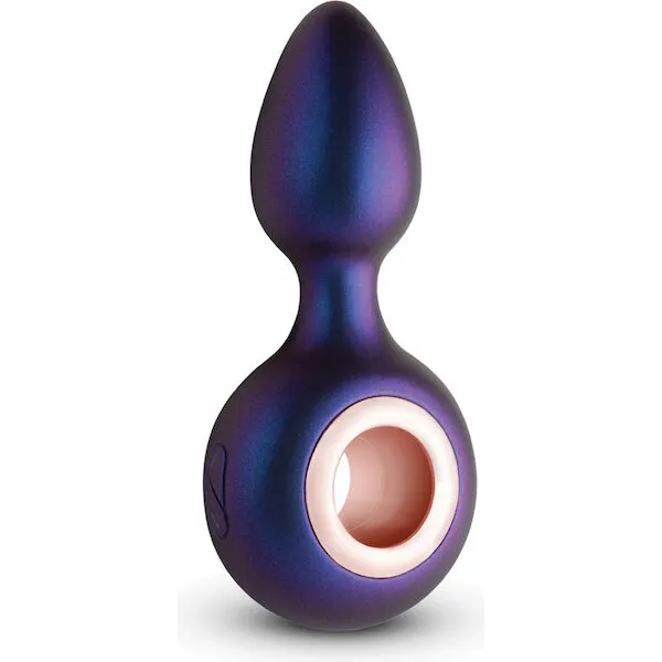 Hueman-Deep-Space-Vibrating-Anal-Plug-Purple