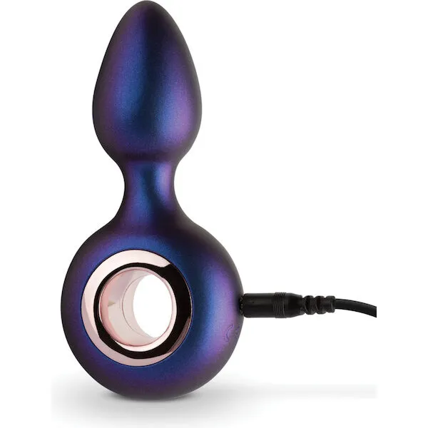 Hueman-Deep-Space-Vibrating-Anal-Plug-Purple