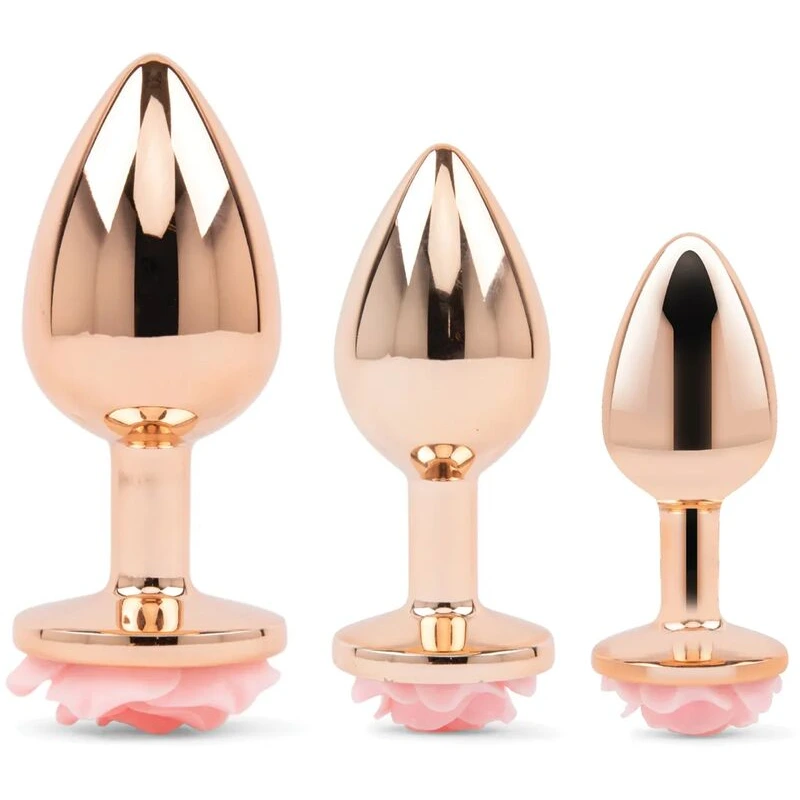 Gemsations-3-pc-2-75-inch-and-3-15-inch-and-3-7-inch-Rose-Metal-Butt-Plug-Training-Set-Rose-Gold