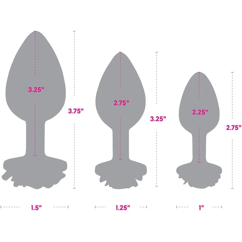 Gemsations-3-pc-2-75-inch-and-3-15-inch-and-3-7-inch-Rose-Metal-Butt-Plug-Training-Set-Rose-Gold