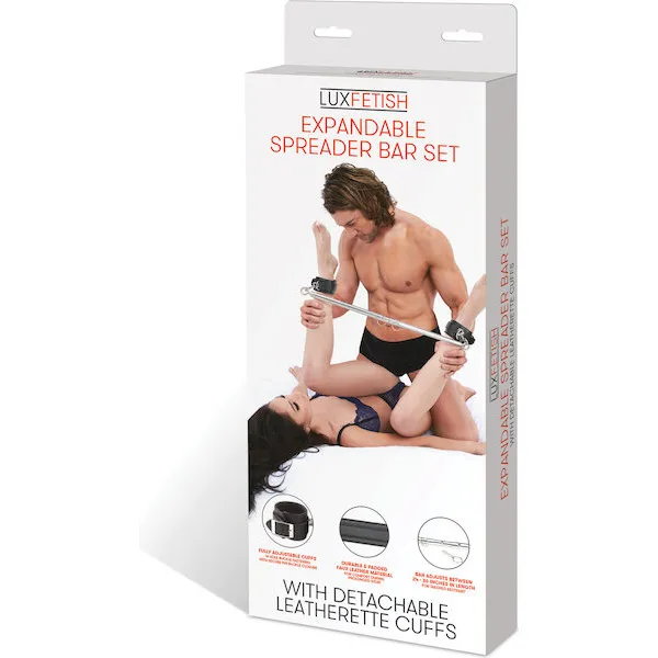 Lux-Fetish-Expandable-Bar-Spreader-Set-w-Leatherette-Cuffs