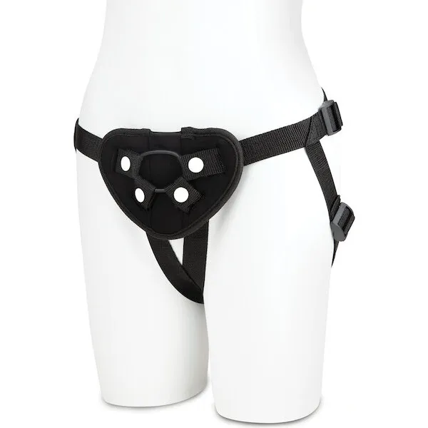 Lux-Fetish-Strap-On-Harness-Black