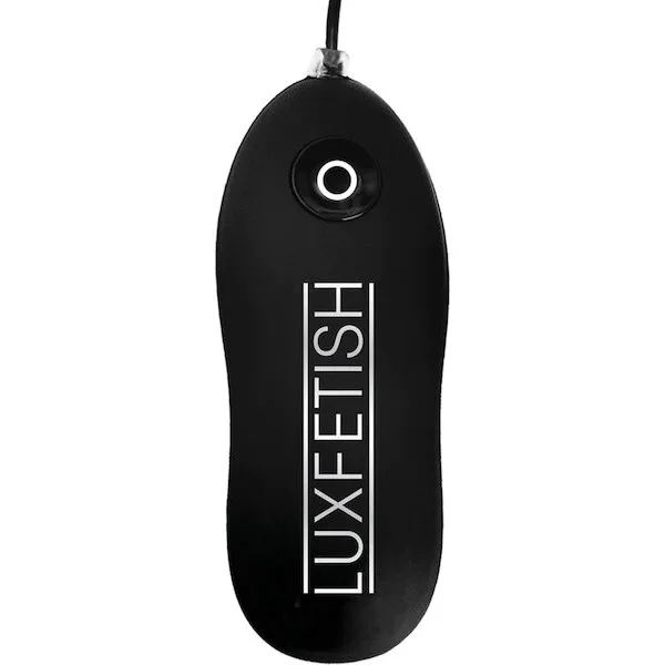 Lux-Fetish-4-inch-Inflatable-Vibrating-Butt-Plug-w-Suction-Base-Black