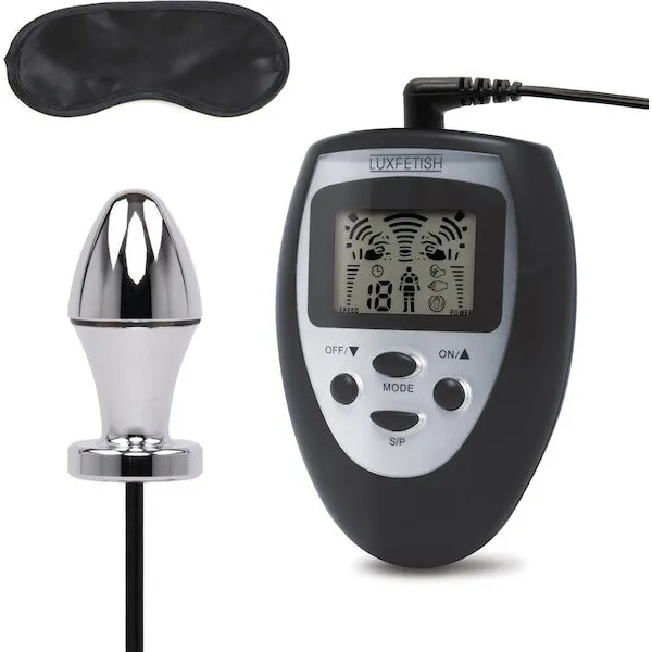 Lux-Fetish-Electro-Sex-Shock-Butt-Plug-w-Remote