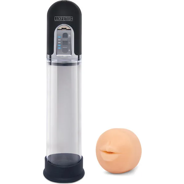 Lux Fetish 2-in-1 Blowjob Sucker &amp; Penis Enlarger Pump