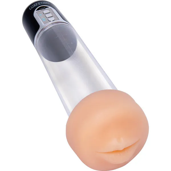 Lux Fetish 2-in-1 Blowjob Sucker &amp; Penis Enlarger Pump