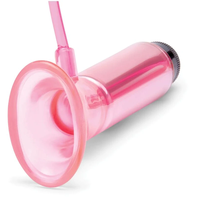 Lux-Fetish-Vibrating-Clitoral-Pump-w-Quick-Release-Pink