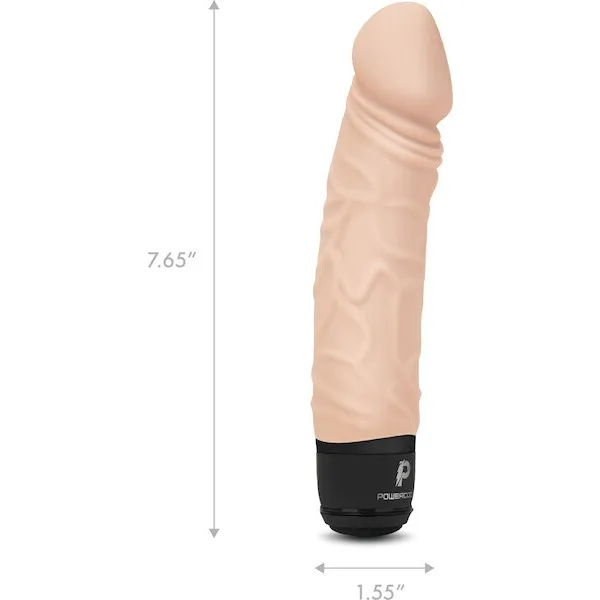 Powercocks-6-5-inch-Realistic-Vibrator-Ivory