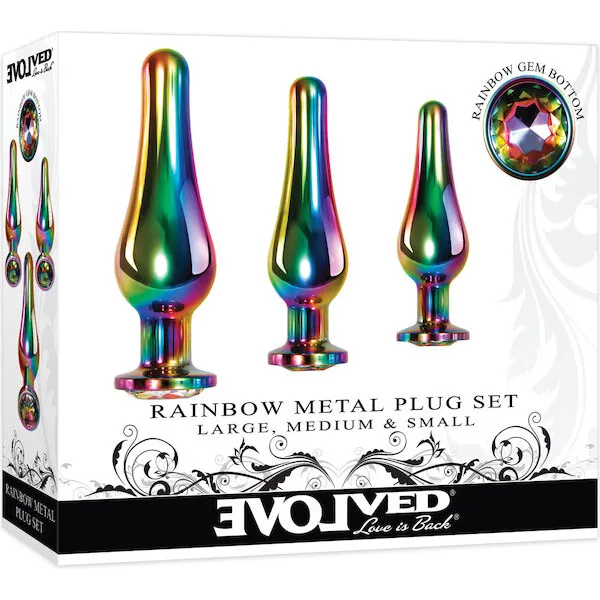 Evolved-Rainbow-Metal-Plug-set