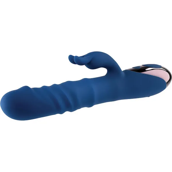 Evolved The Ringer Rechargeable Thrusting Rabbit - Blue
