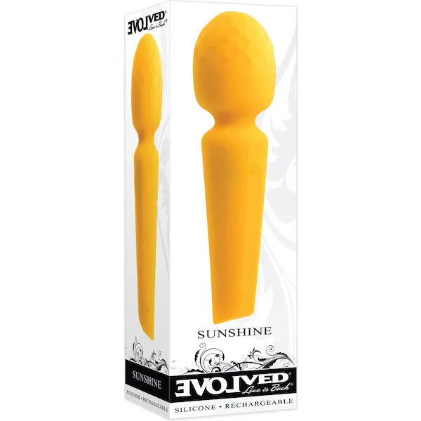 Evolved Sunshine Flexible Wand Vibrator - Yellow