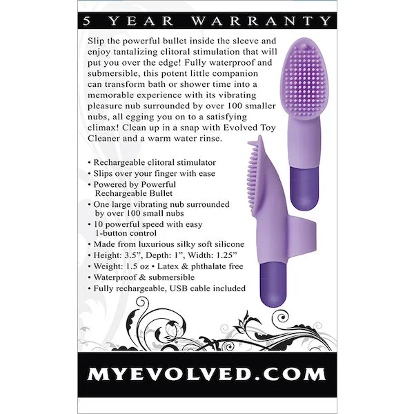 Evolved-Fingerific-Rechargeable-Bullet-Purple