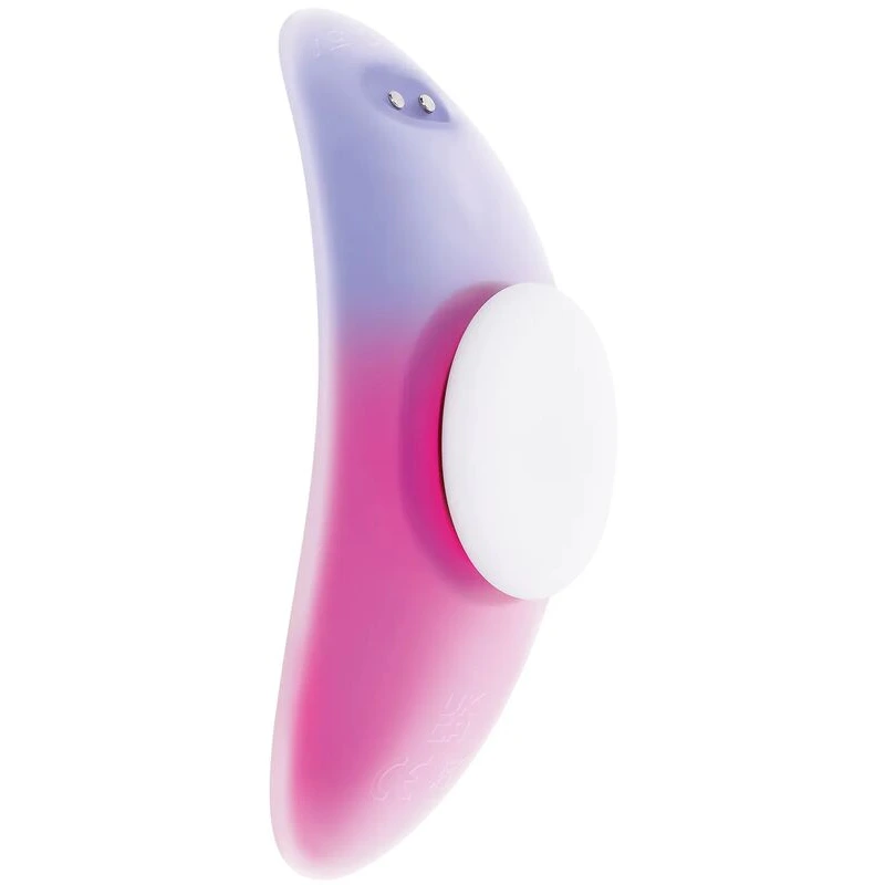 Evolved Paradise Panty Curved Panty Vibe w/Remote Control - Pink/Purple