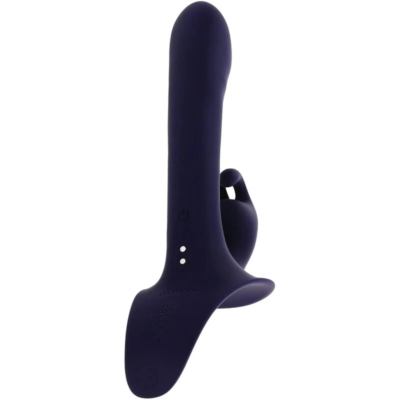 Evolved-Giving-Vibes-Strap-On-Bunny-Eared-Stimulator-w-Remote-Control-Purple
