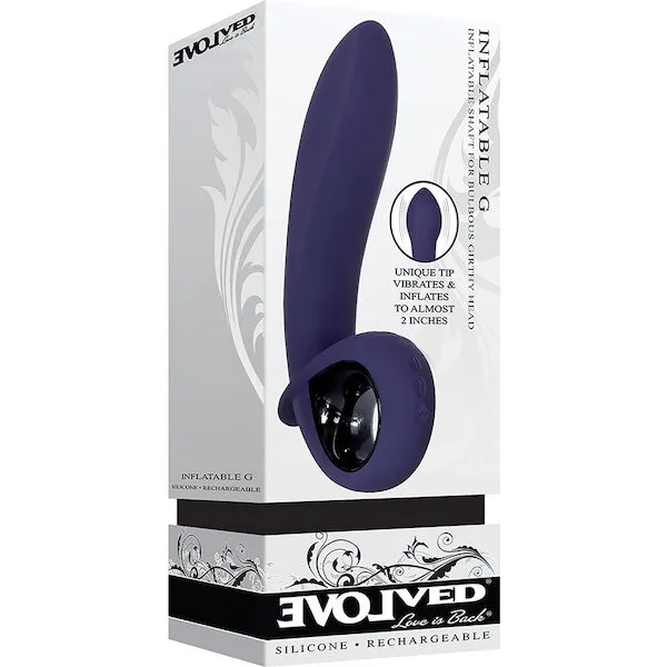 Evolved-Inflatable-G-Rechargeable-Vibrator-Purple