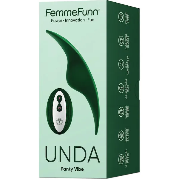 Femme Fun Unda Thin Panty Vibe - Dark Green