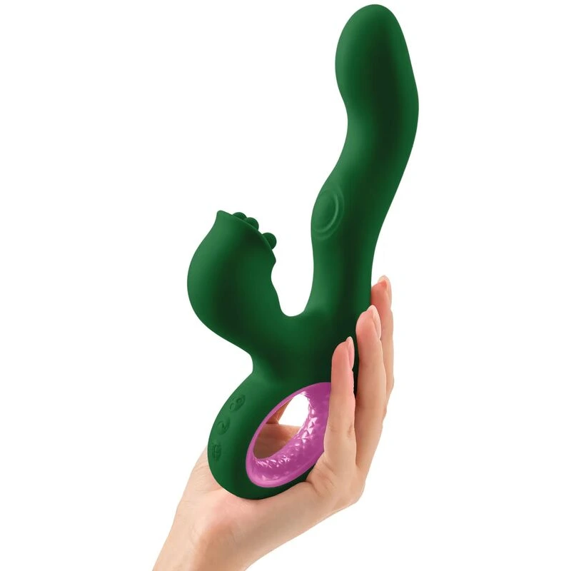 Femme-Funn-Pallina-Triple-Action-Rabbit-Green