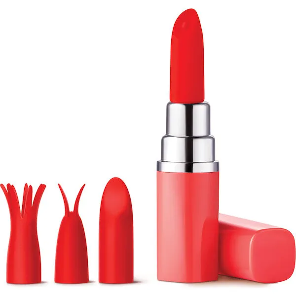 Luv-Inc-Lipstick-Vibrator-w-4-Heads-Coral