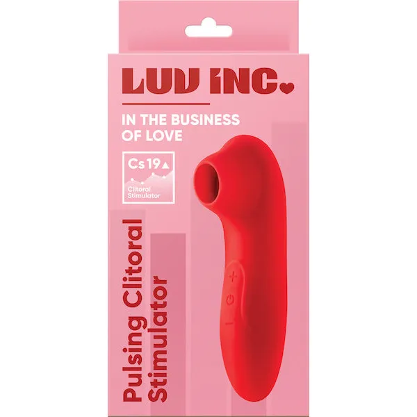 Luv Inc. Pulsing Clitoral Stimulator - Red