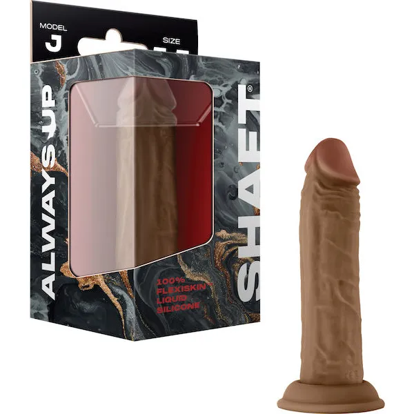 Shaft-Model-J-Flexskin-Liquid-Silicone-5-5-inch-Dong-Oak
