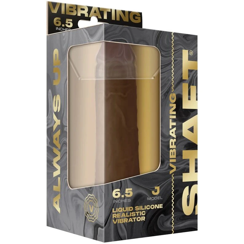 Shaft-Flexskin-Liquid-Silicone-6-5-inch-Vibrating-Dong-Oak