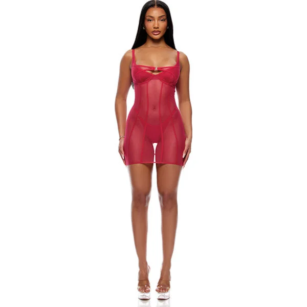 Layers-To-This-Sheer-Mesh-and-Knit-Chemise-w-Thong-2-pc-Set-Pink-XL