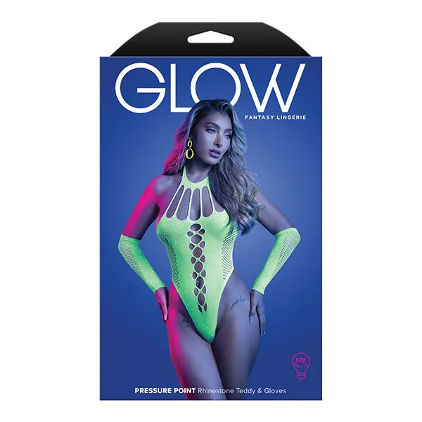 Pressure-Point-UV-Reactive-Rhinestone-Studded-Teddy-and-Gloves-Leg-Warmers-2-pc-Set-Neon-Green-O-S