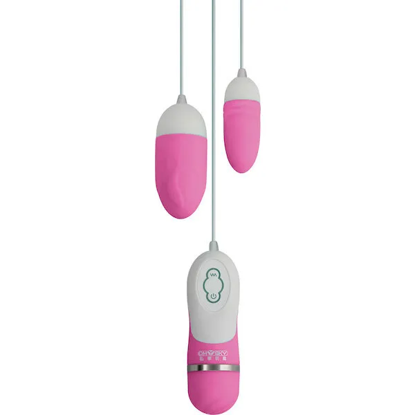 GigaLuv Dual Vibra Bullets - 10 Functions Pink