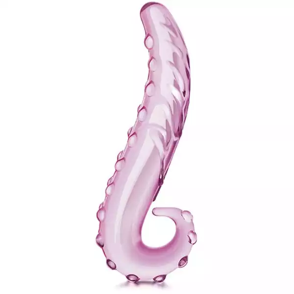 Glas-6-inch-Lick-it-Glass-Dildo-Pink