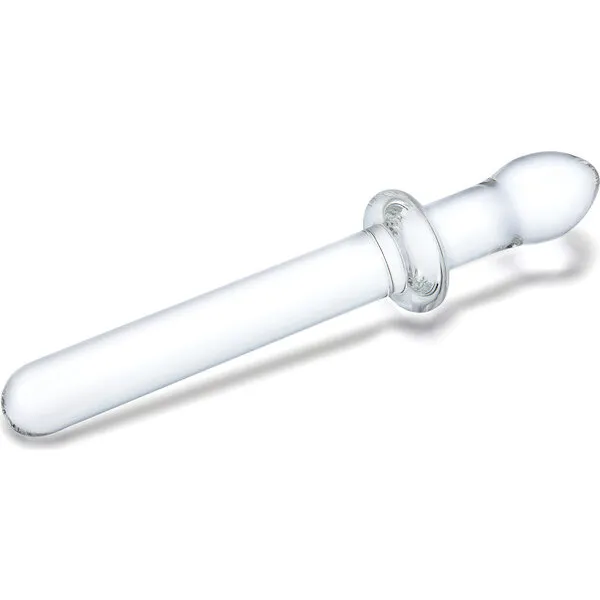 Glas-9-25-inch-Classic-Smooth-Dual-Ended-Dildo-Clear