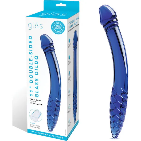 Glas-11-inch-Double-sided-Dildo-G-Spot-and-P-Spot-Stimulation