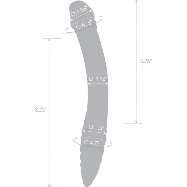 Glas-11-inch-Double-sided-Dildo-G-Spot-and-P-Spot-Stimulation