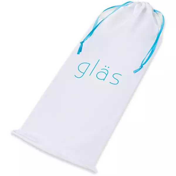 Glas-7-inch-Realistic-Curved-Glass-Dildo-w-Veins-Clear