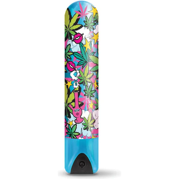 Buzzed-3-5-inch-Rechargeable-Bullet-Stoner-Chick-Blue