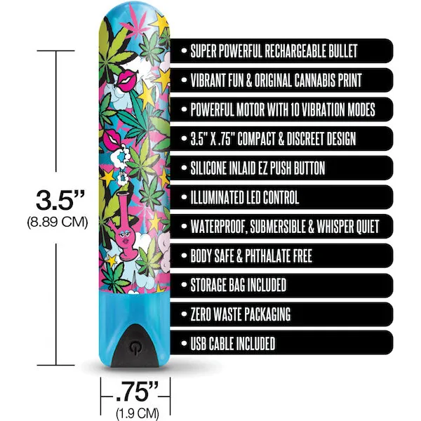 Buzzed-3-5-inch-Rechargeable-Bullet-Stoner-Chick-Blue