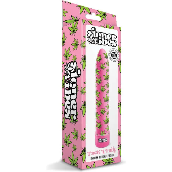 Stoner Vibes Pack A Fatty Multi Speed Vibrator - Pink Kush