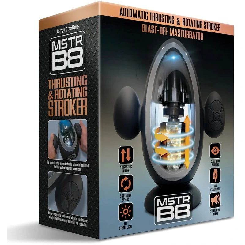 MSTR B8 Blast Off Automatic Thrusting & Vibrating Stroker