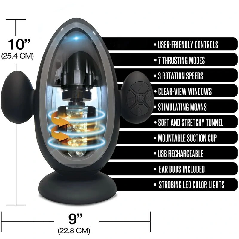 MSTR B8 Blast Off Automatic Thrusting & Vibrating Stroker