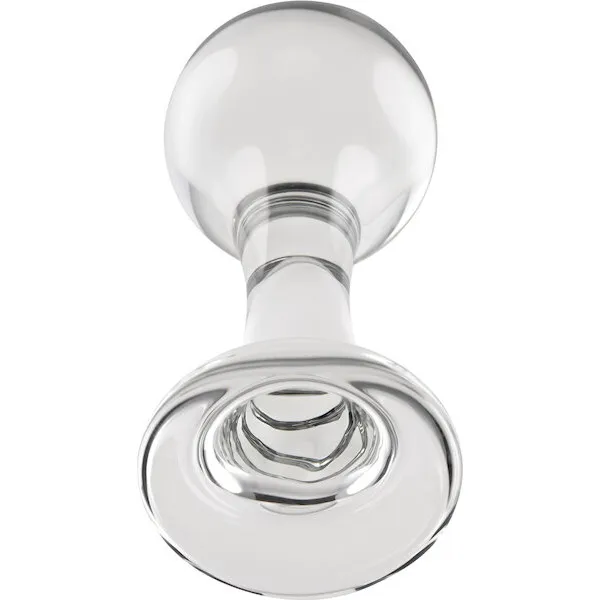 Gender-X-The-Baller-Glass-Plug-Clear