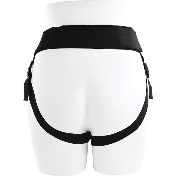 Gender-X-Sweet-Embrace-Dual-Motor-Strap-On-Vibe-w-Harness-Yellow