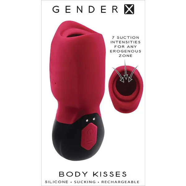 Gender-X-Body-Kisses-Vibrating-Suction-Massager-Red-Black