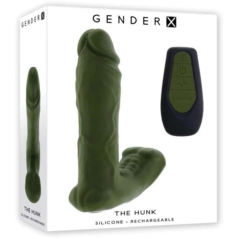 Gender-X-The-Hunk-Dual-Anal-Vibrator-w-Remote-Control-Green