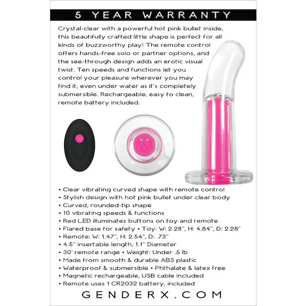 Gender X Pink Paradise - Clear/Pink